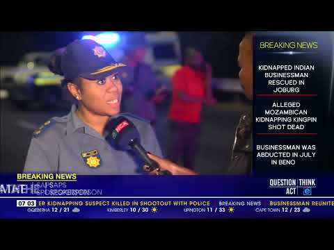 YouTube video thumbnail: A Kidnapped Businessman Has Been Rescued in Alexandra, South Africa