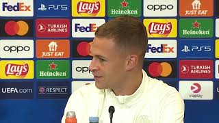 Joshua Kimmich préfère rigoler de "la crise" à Munich