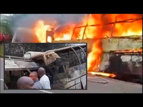 AJALI YA KUTISHA SAME KILIMANJARO WATU ZAIDI YA 50 WAHOFIWA KUPOTEZA MAISHA BASI NA COSTER ZATEKETEA