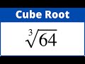 Finding the Cube Root of 64
