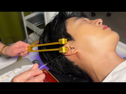 ASMR 중국식 화려한 귀청소와 두통이 사라지는 헤드 스파
