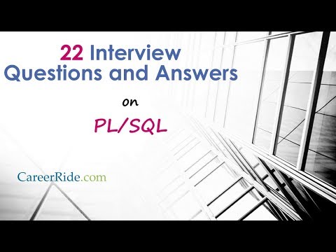 pl sql developer interview questions and answers