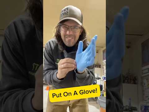 Easily Put On Rubber Glove?! Nooo Waaay!