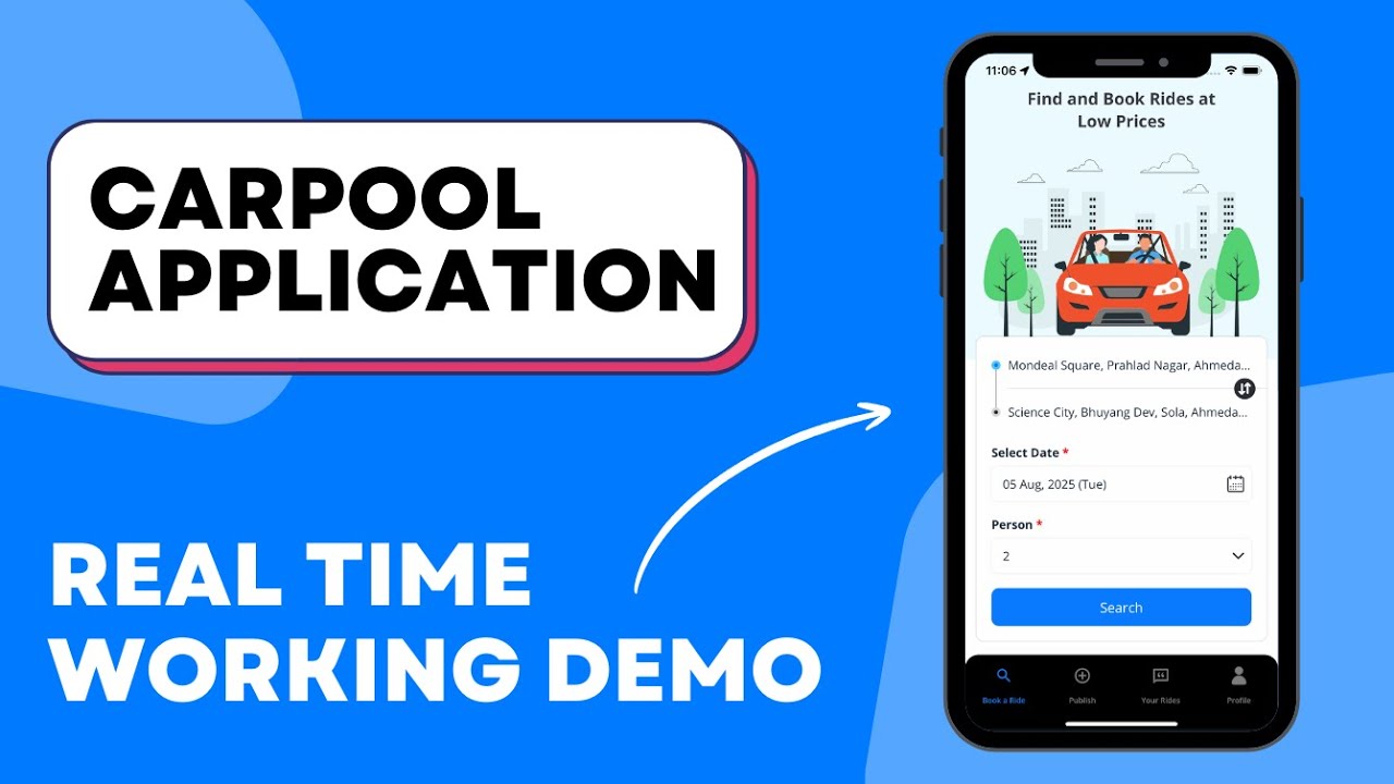blablacar clone app demo