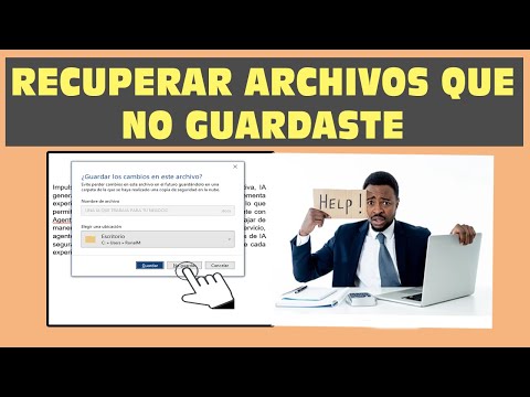 ✅Como RECUPERAR archivos NO Guardados en Word / Aun si se reinicio tu PC
