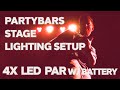 Max Partybar7 Party Lighting Pair & Bag