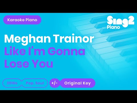 Like I’m Gonna Lose You (Piano karaoke demo)