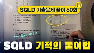 SQLD 자격증 기출문제 풀이 60회