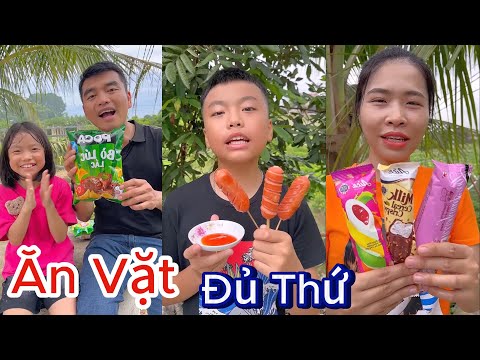 Ăn vặt đủ thứ - Snacks of all kinds🍭🍡🍕🍟🍔🌭