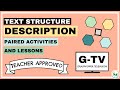 Exploring Description Text Structure for Kids