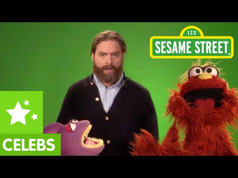 Zach Galifianakis Acts Out An Adorable Nursery Rhyme On Sesame Street -- But Just How Nimble Can Zach Be?