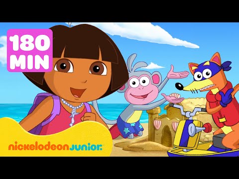 Dora the Explorer | LES ÉPISODES D'ÉTÉ de Dora l'exploratrice  ! 3 heures ! | Nickelodeon Jr. France