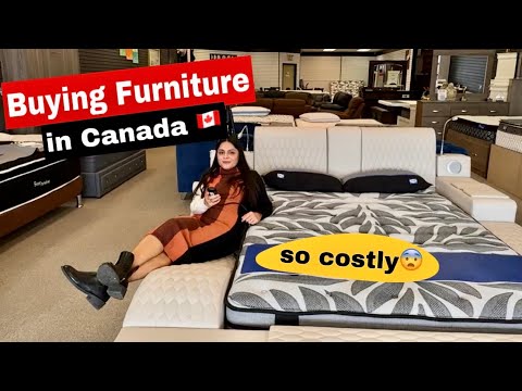 Buying furniture for new house in Canada 🇨🇦 | #indianbloggerincanada #canadavlogs