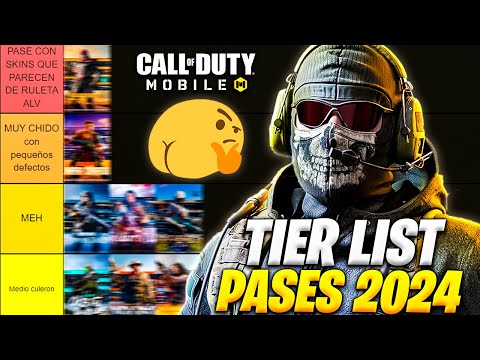 TIER LIST de los PASES DE BATALLA del 2024 en COD MOBILE | Lobo Jz