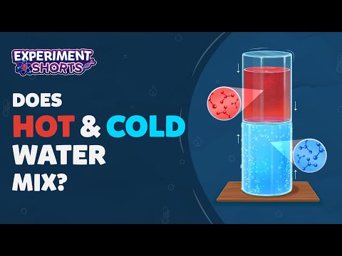 What Happens If You Mix Hot & Cold Water? | Water Density Experiment At Home | #Shorts