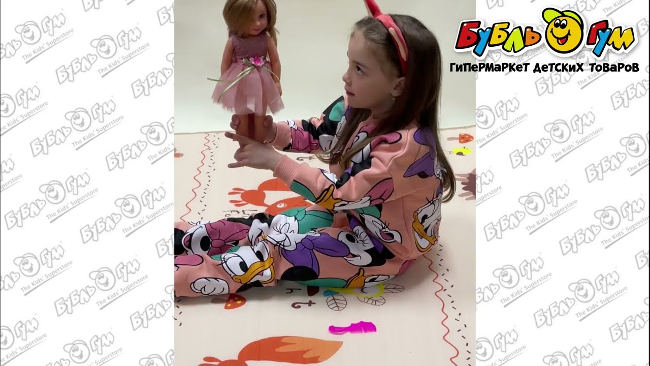 Кукла Lanson Toys Pretty girl в розовом блестящем платье - видео Кукла Lanson Toys Pretty girl в розовом блестящем платье - видео