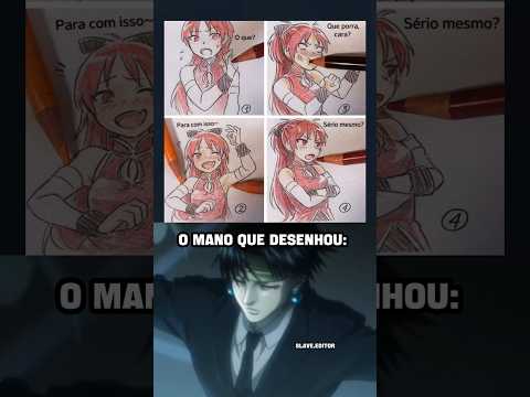 Isso que รฉ artista rs ๐ฎโ๐จ #find #animes