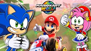 Let's RACE!! - Sonic & Amy Play Mario Kart World