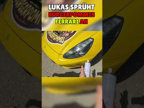 LUKAS SPRUฬHT BURGERPOMMES FERRARI AN