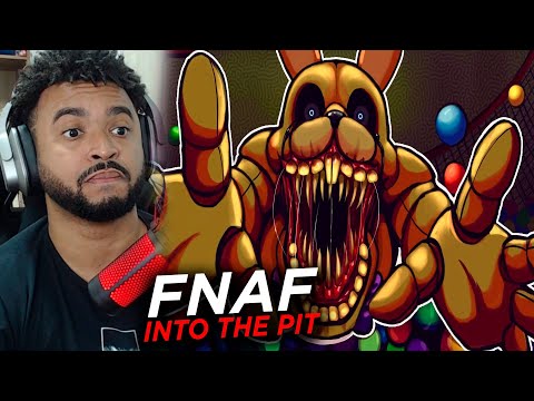 A História de Five Nights at Freddy's Into the Pit! | ALEXANDRE NA ÁREA #react