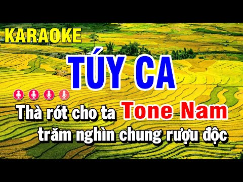 Karaoke Túy Ca Nhạc Sống Tone Nam | Huỳnh Anh