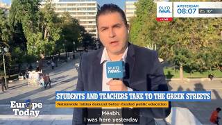 YouTube video thumbnail: Greek Government Says "Athens Won't Become Paris" Ahead of Protests