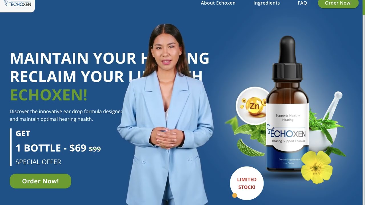 🧠 Constant Ringing in Your Ears? This Natural Fix Might Change Everything! 🔊 | EchoXen Review