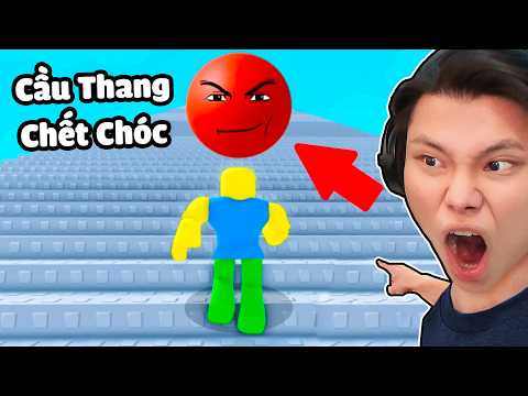 [ROBLOX] JAYGRAY CHƠI NGU LEO CẦU THANG CHẾT CHÓC MAX HÀI🤪💔🌈THỬ THÁCH TROLL CẦU THANG SIGMA BOY
