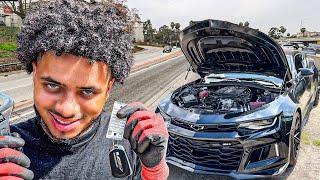 FIRST TIME CUTTING UP IN MY BLACKWING SWAPPED ZL1...