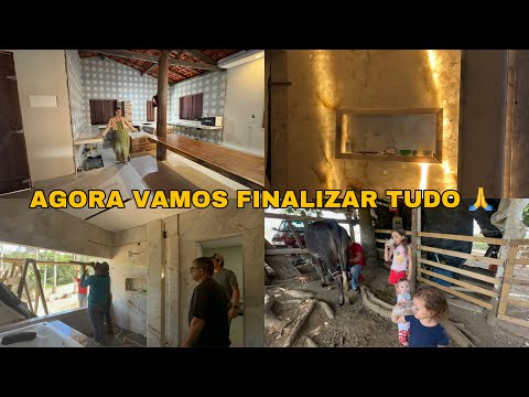 DEBAIXO DE MUITA LUTA! AGORA ESTAMOS NO ÚLTIMO DETALHE PARA FINALIZAR NOSSA OBRA 🥹🙏