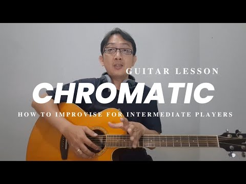 Guitar lesson. learn how to improvise using chromatic