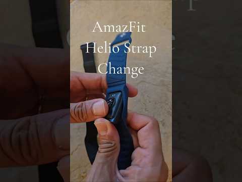 How to change AmazFit HELIO STRAP Silicone Waterproof Band