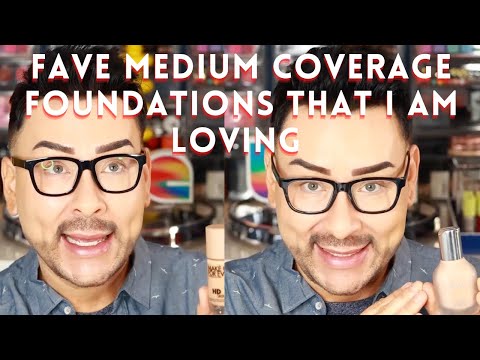 Favorite Medium Coverage Foundations Haul | mathias4makeup