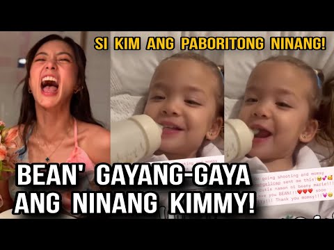 KIM CHIU KINILIG SA SINABI NI BABY BEAN / BEAN TANDA ANG LAGING SAY NG NINANG / ANGELICA PANGANIBAN