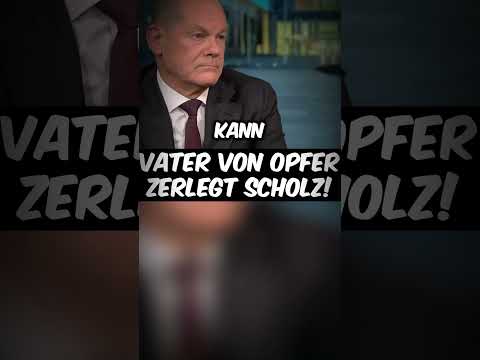 Vater eines Messerangriffs-Opfers ZERLEGT Olaf Scholz live! #afd #shorts