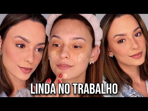 MAKE PARA O TRABALHO *2025* DURA O DIA INTEIRO! SIMPLES E FÁCIL
