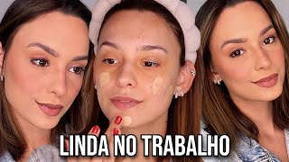 MAKE PARA O TRABALHO *2025* DURA O DIA INTEIRO! SIMPLES E FÁCIL