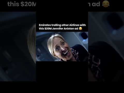 Emirates Trolling Other Airlines ✈️ | $2M Jennifer Aniston Luxury Ad
