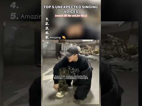 TOP 5 UNEXPECTED ๐คฏ SINGING VOICES โจโ
#shorts