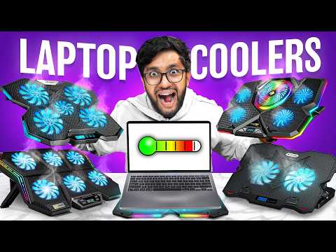 TESTING TOP 5 LAPTOP COOLING PADS ! (Do they really work?)