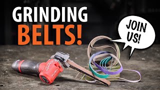 Homemade Grinding Belts?  At Home?!  GET OUT!