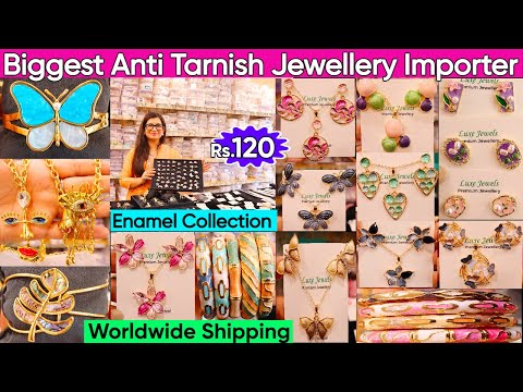 Exclusive Imported Anti Tarnish & Enamel Jewellery Collection 2025 | Premium New Earrings & Pendants