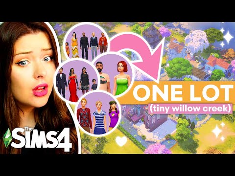 What Happens When You Move an Entire World Into ONE LOT in The Sims 4?