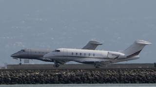 Absolutely perfect Dual Landing at San Francisco airport with ATC