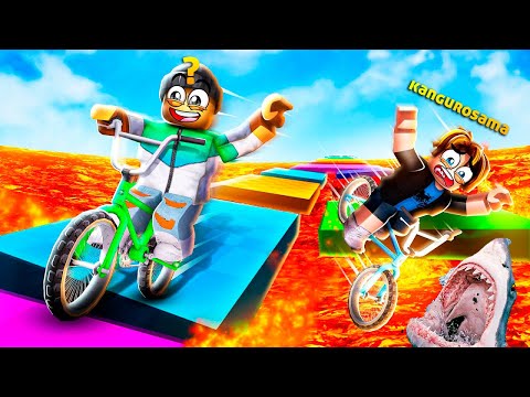 ¡EL OBBY IMPOSIBLE en BICICLETA! ROBLOX (Nuevo mapa) 🚲