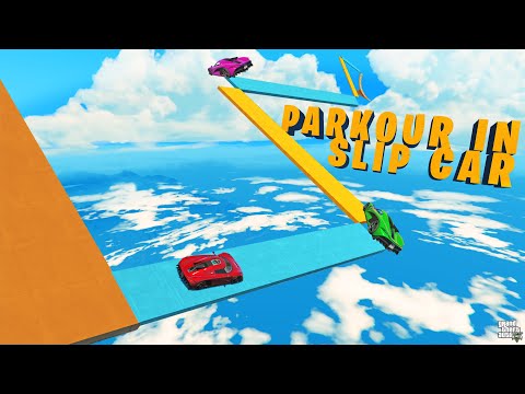 GTA 5 (Hindi): Parkour Me Car Bohot Slip Hoti Hai!! | Funny Moment GTA