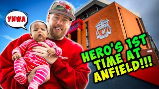 HERO'S 1ST TIME AT ANFIELD!!! 🔴 #ynwa