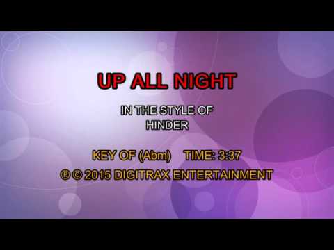 Hinder – Up All Night (Backing Track)