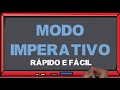 Imperativo Afirmativo e Negativo