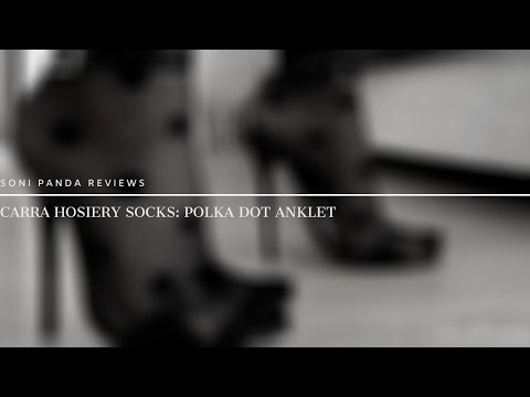 Carra Hosiery Socks: Polka Dot Anklet